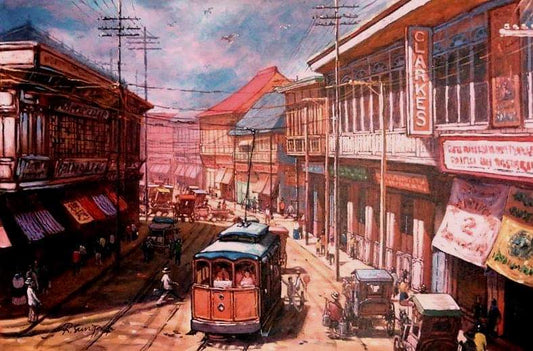Old Manila Series - Escolta Tram
